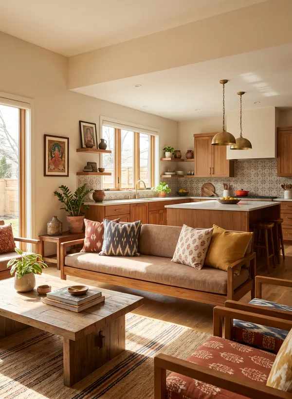 Ciara Homes living and kitchen interior