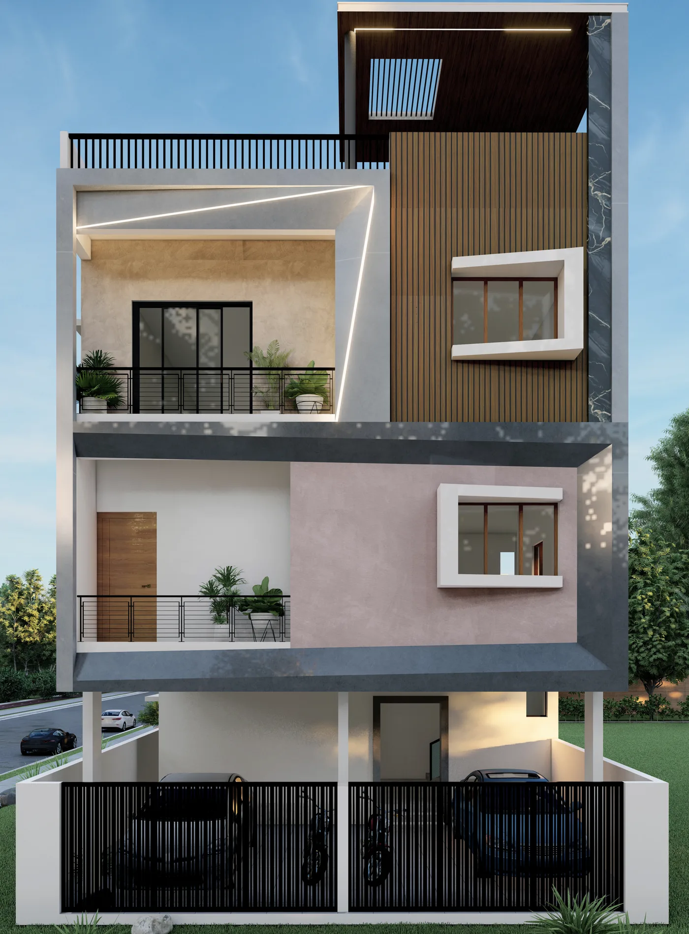 Manoranjan's Residence — built by Ciara Homes