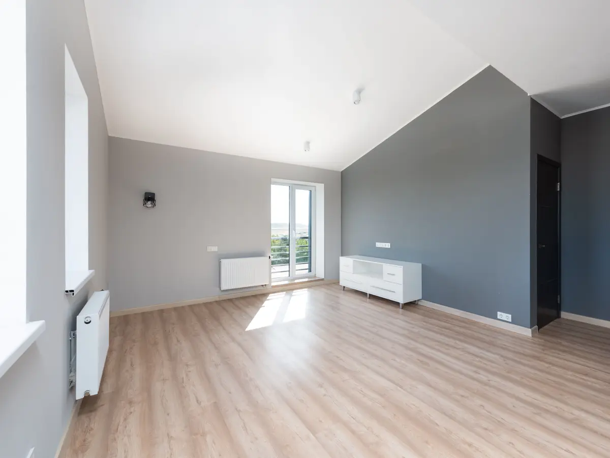Finished renovated interior